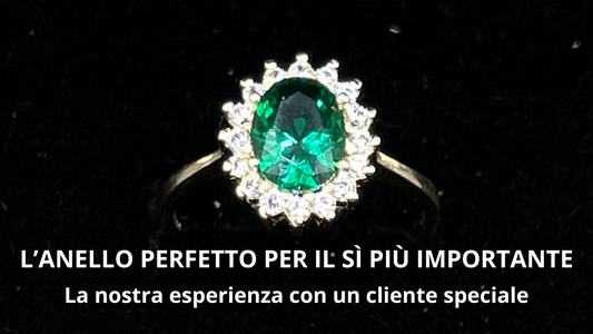 L’Anello Perfetto per il Sì più Importante: la Nostra Esperienza con un Cliente Speciale