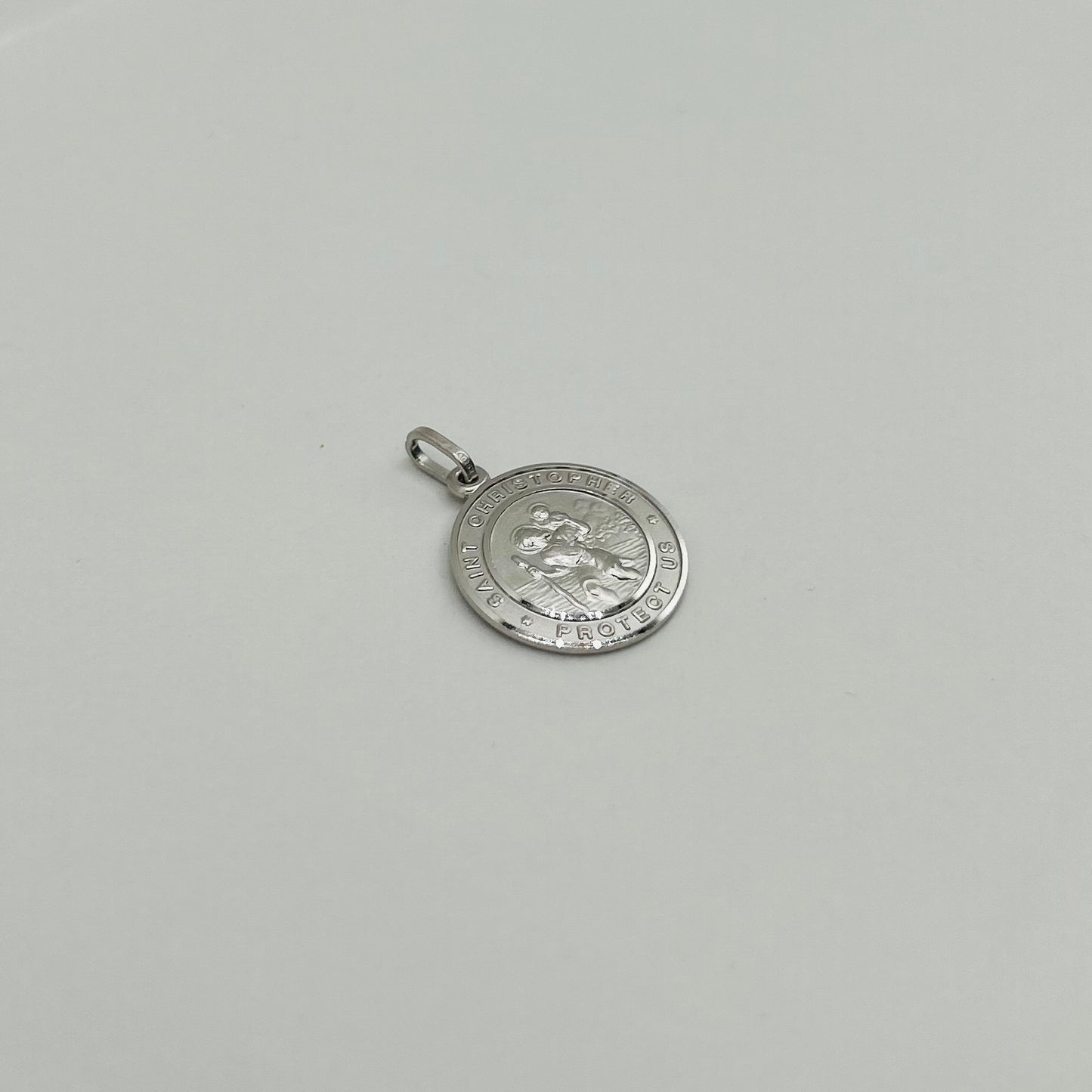 Medaglia di San Cristoforo in Argento 925 – Protezione e Fede
