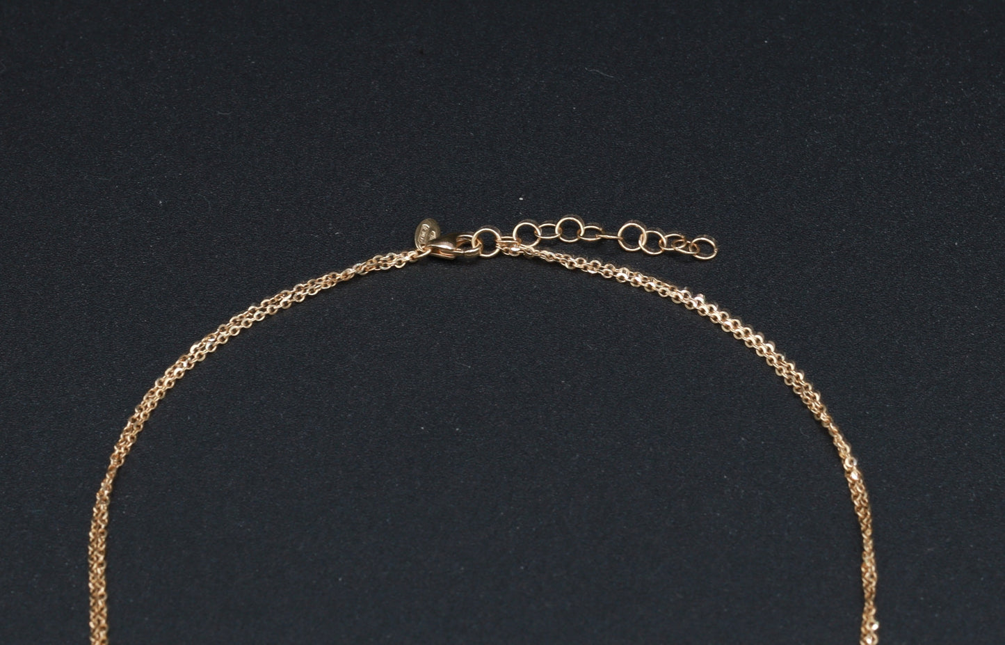 Collana in Oro 18 Carati con Raffinate Sfere Tricolore