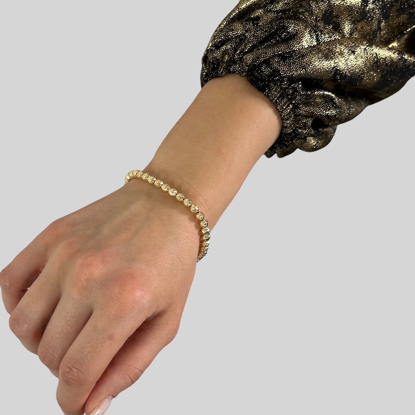 Bracciale a Sfere in Oro 18 Carati - Eleganza Brillante